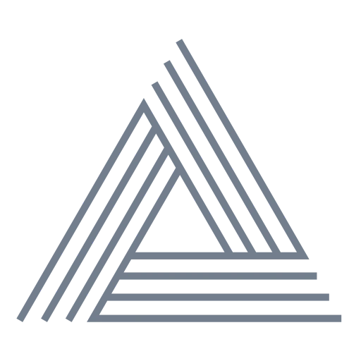 Triangle line icon