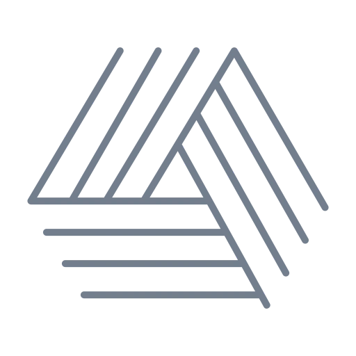 Triangle line icon